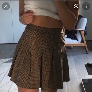 BM Plaid Skirt Brandy Melville